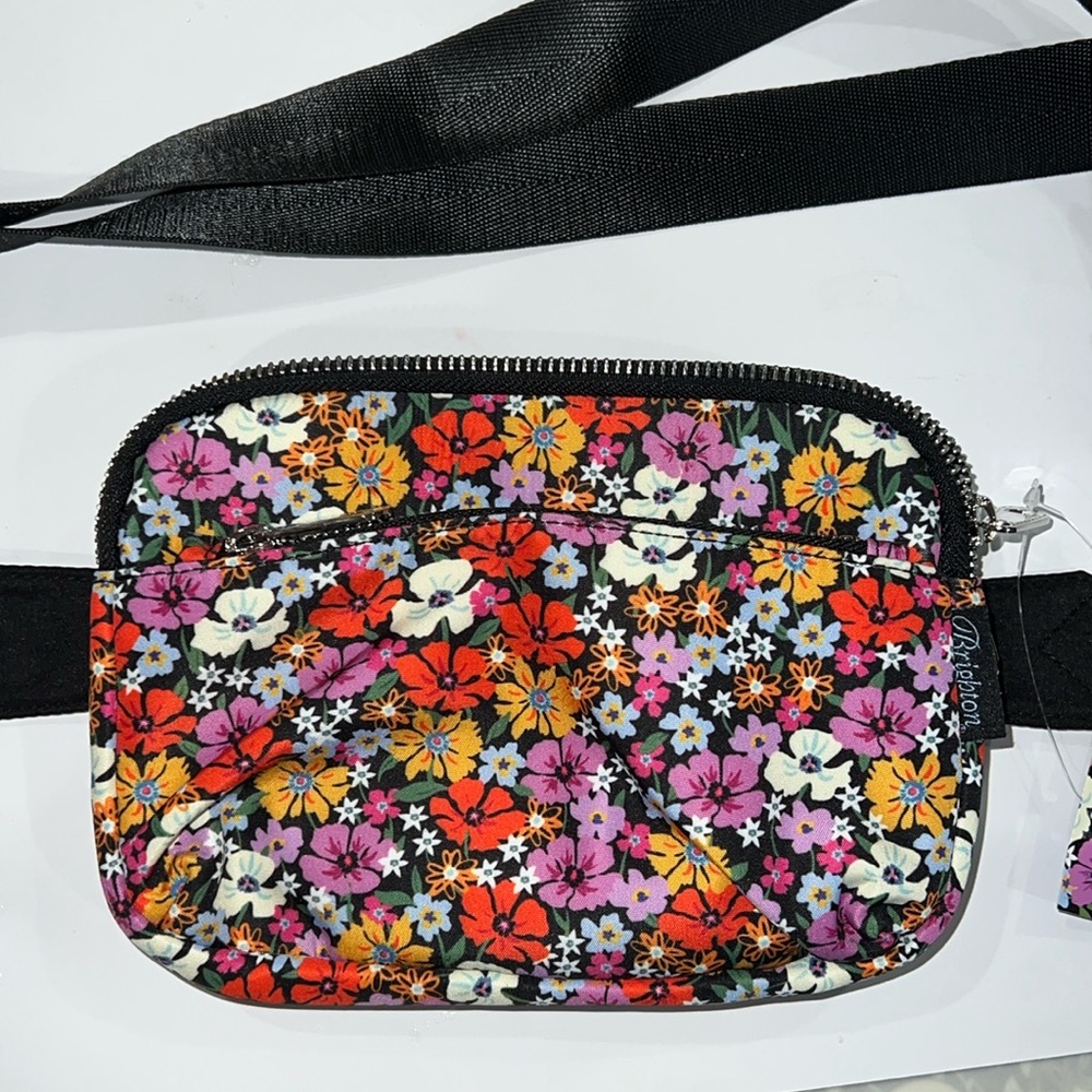 NWT Brighton Painted Poppies Belt Bag